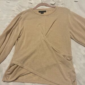 Sanctuary Tan Long Sleeve Women's Top